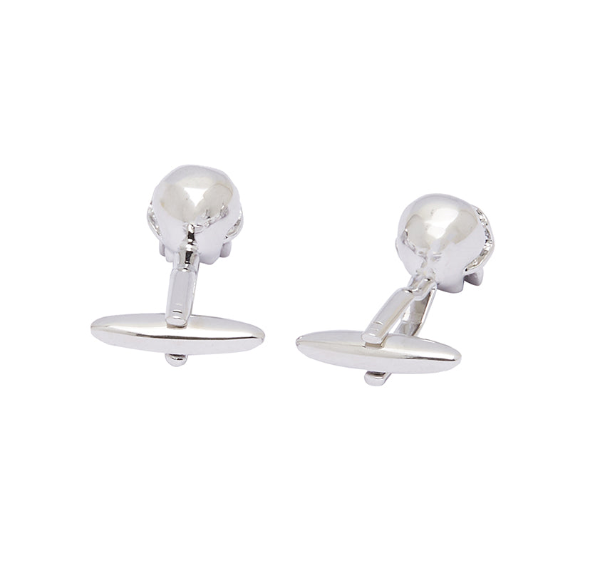 Silver Skull Cufflink