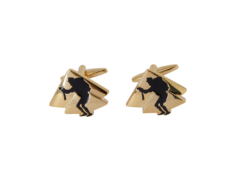 2 Pyramid Cufflink