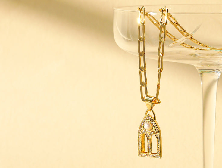 Nicoletta Golden Necklace