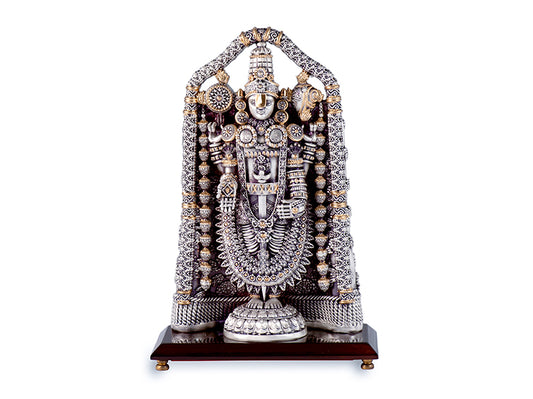 Tirupati Balaji- Silver Gold Charm