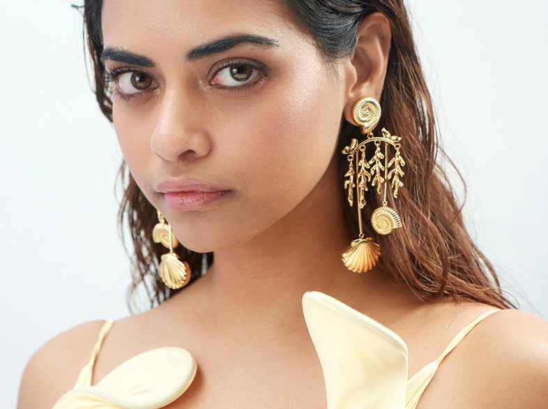 Nautilus Charm Earrings