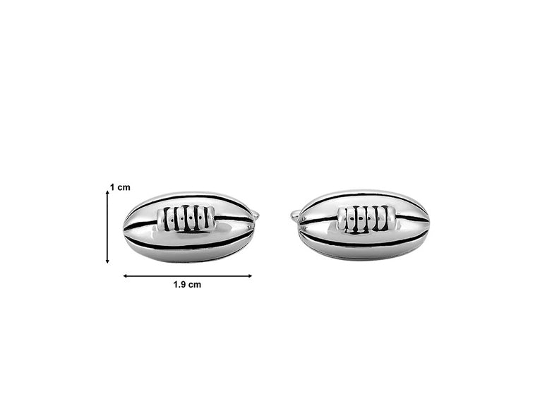 Rugby Ball Cufflink