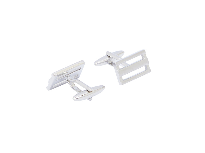 Silver Bars Cufflink