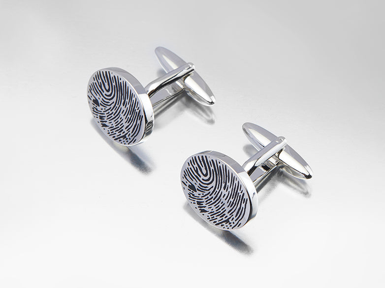 Finger Print Cufflink