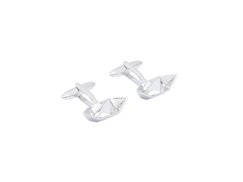 Bouton de manchette bateau en papier