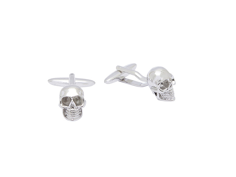 Silver Skull Cufflink