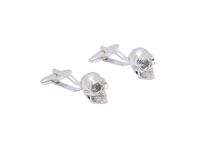 Silver Skull Cufflink