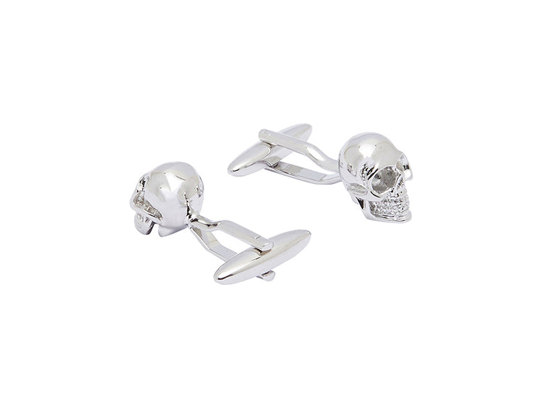 Silver Skull Cufflink