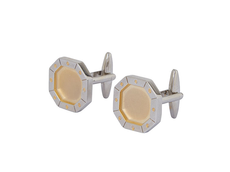 Bouton de manchette 8 points