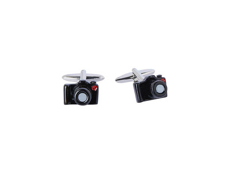 Black Camera Cufflink