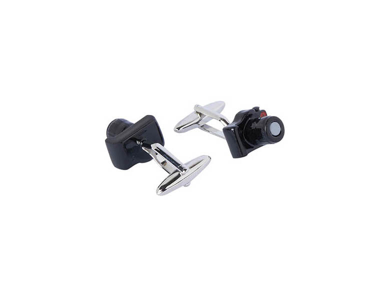 Black Camera Cufflink