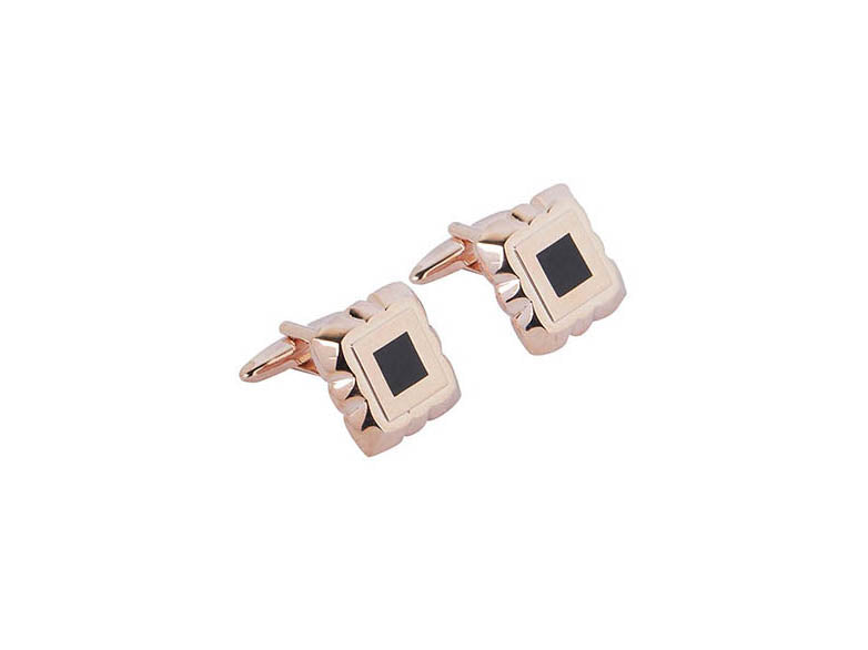 Rose Gold Metallic Cufflink
