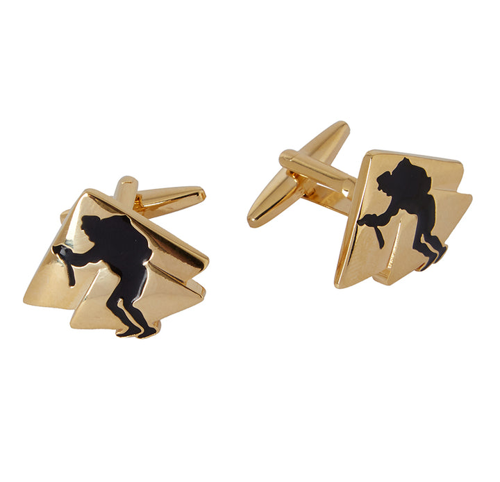 2 Pyramid Cufflink