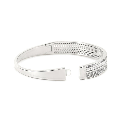 Stellarise Silver Bangle