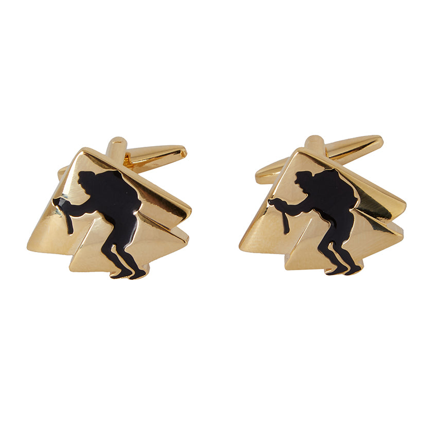 2 Pyramid Cufflink