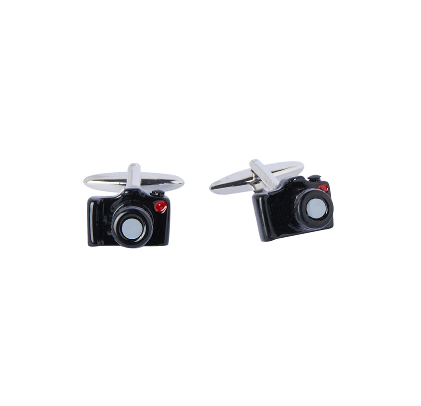 Black Camera Cufflink