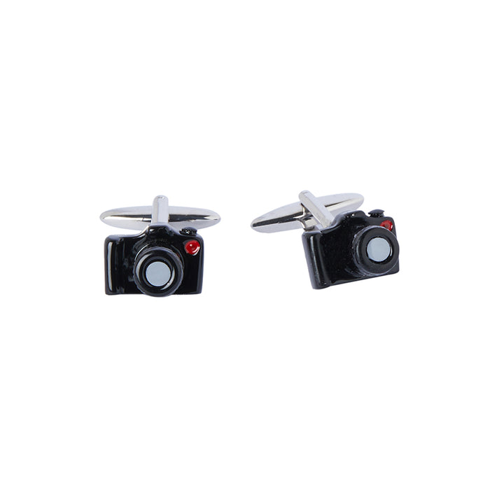 Black Camera Cufflink