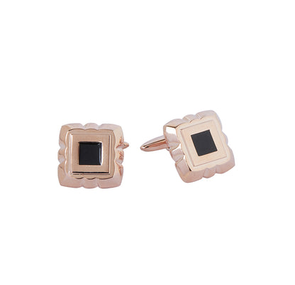 Rose Gold Metallic Cufflink