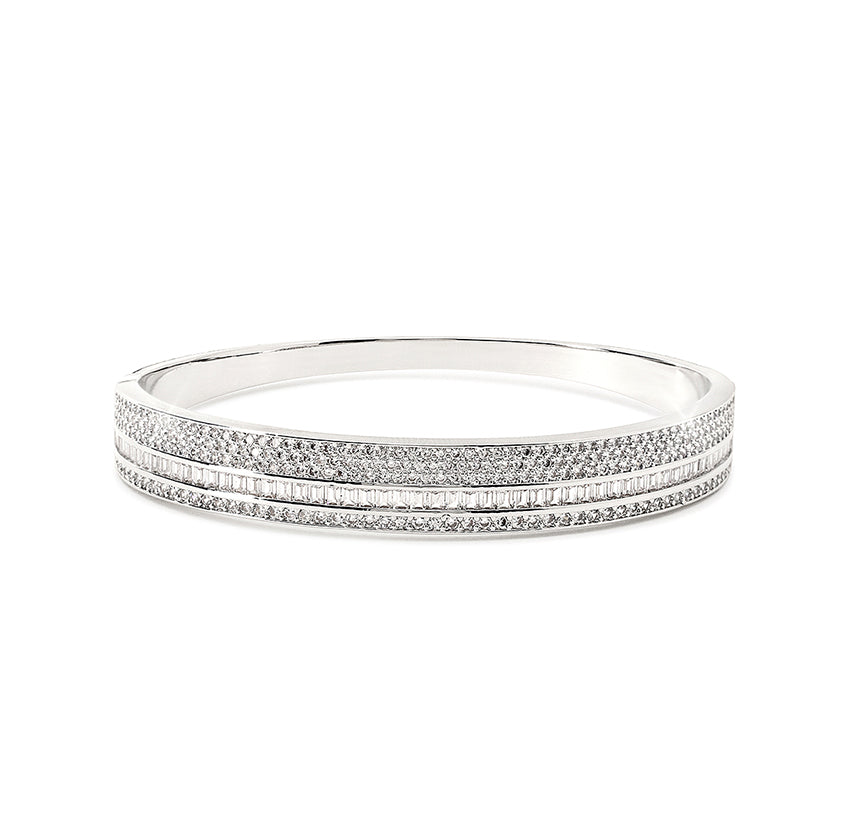 Stellarise Silver Bangle