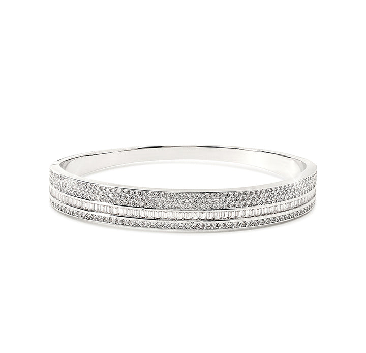Stellarise Silver Bangle