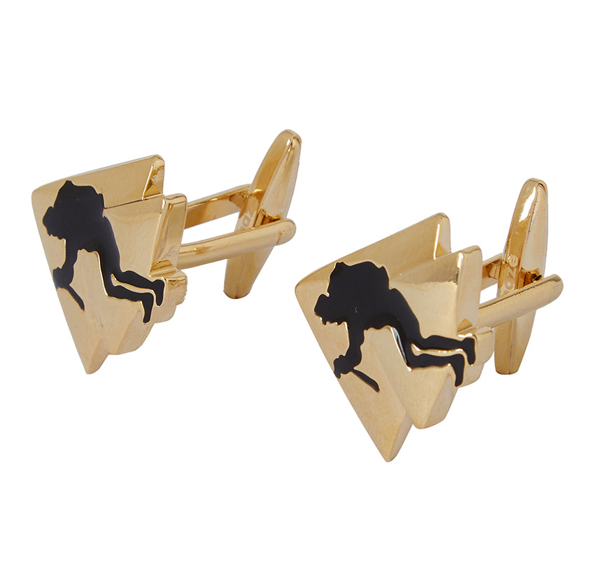 2 Pyramid Cufflink