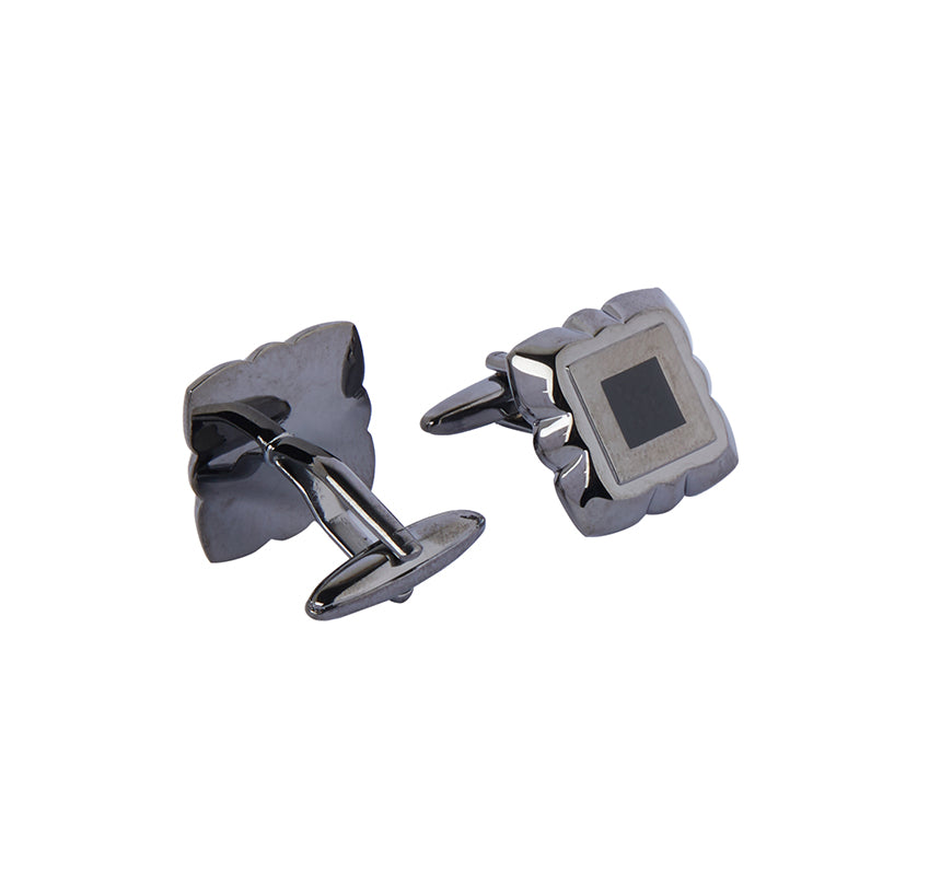 Grey Metallic Cufflink