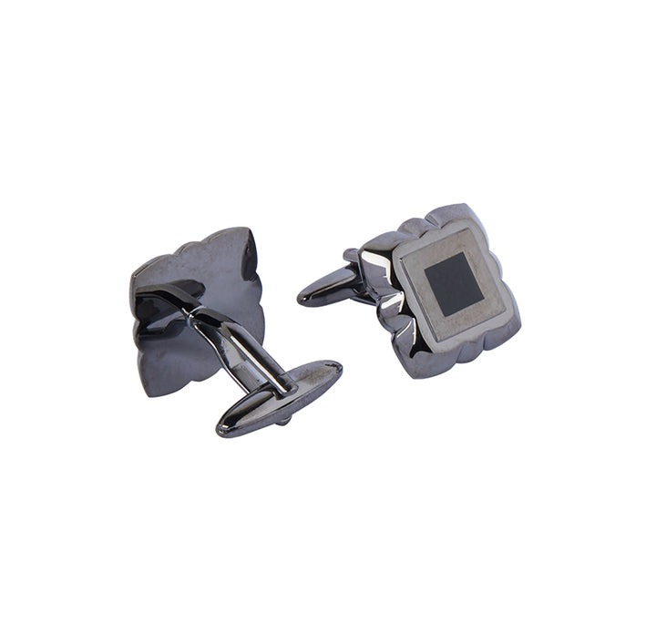 Grey Metallic Cufflink