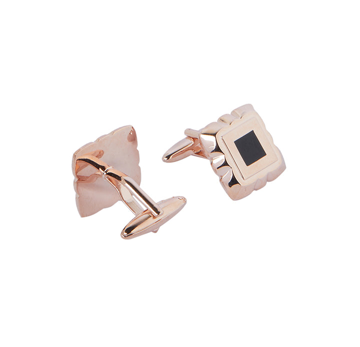 Rose Gold Metallic Cufflink