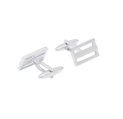 Silver Bars Cufflink