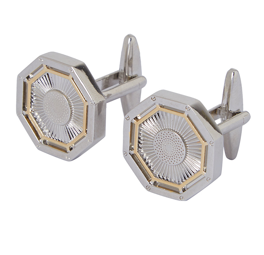 Octogan Cufflink