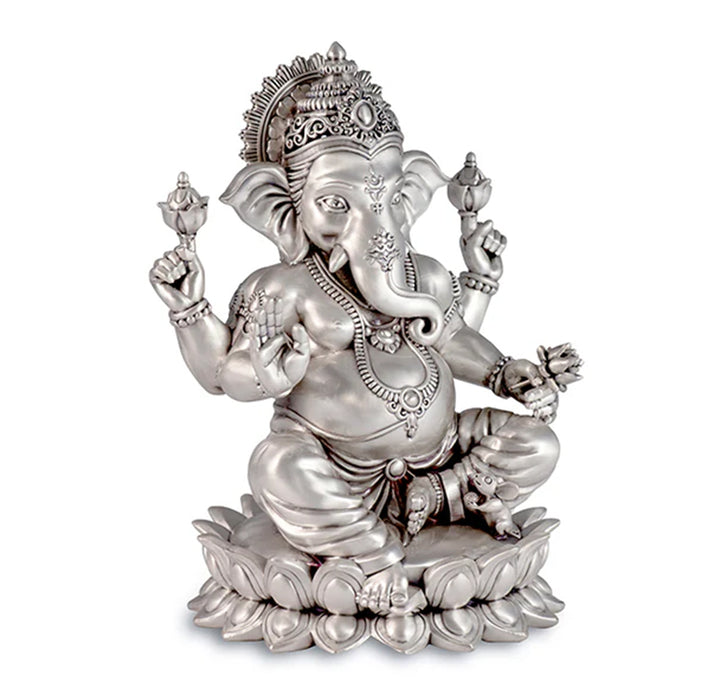Lotus Ganesha- Satin