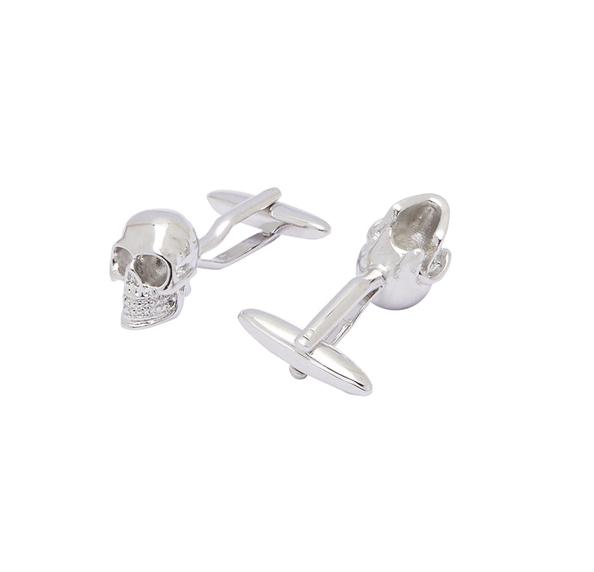 Silver Skull Cufflink