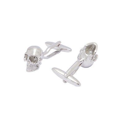 Silver Skull Cufflink