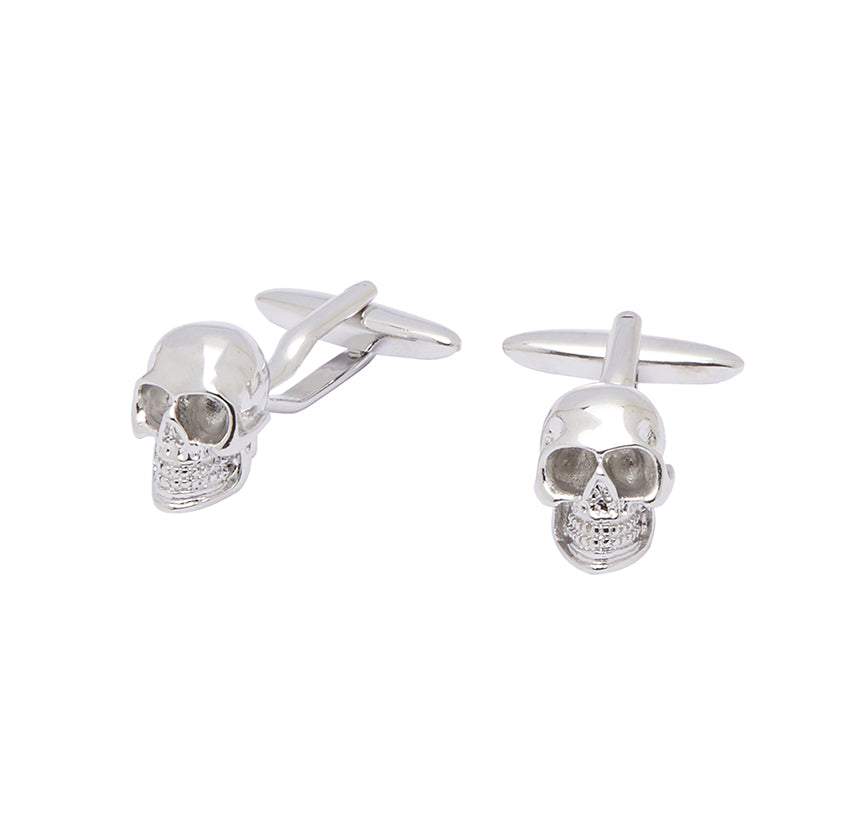 Silver Skull Cufflink