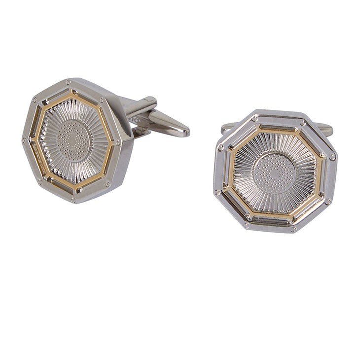 Octogan Cufflink
