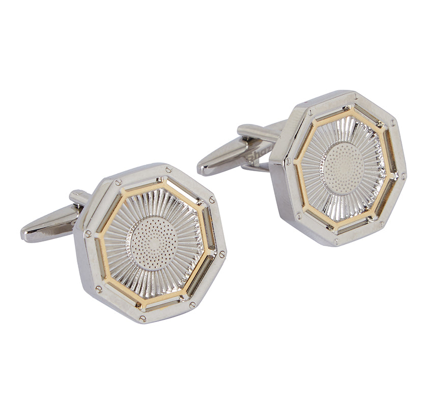 Octogan Cufflink