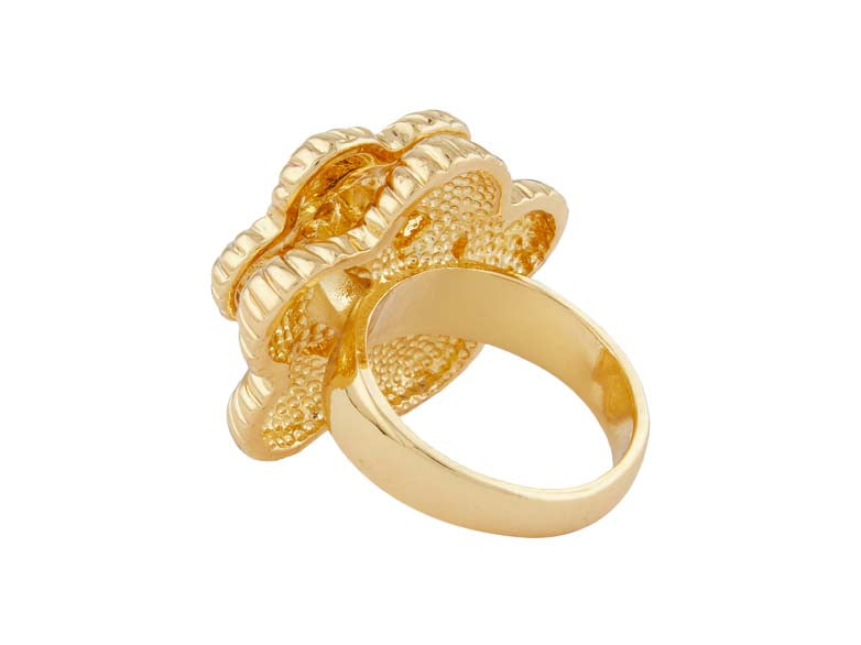 El anillo Gold Bloom - Talla 6