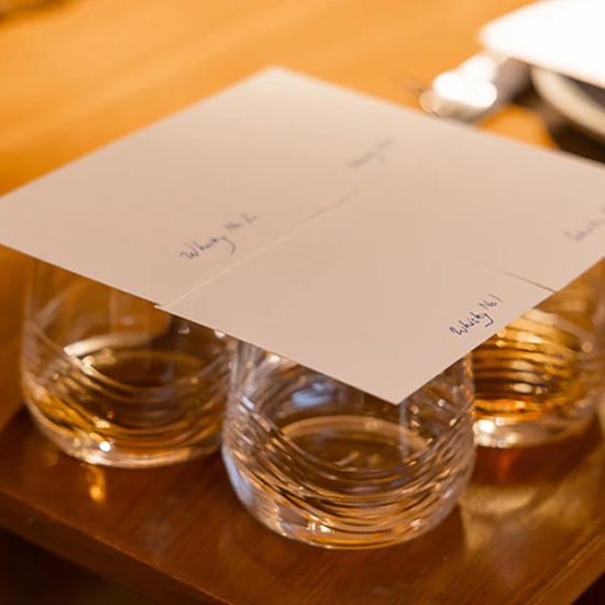 Blind whisky tasting