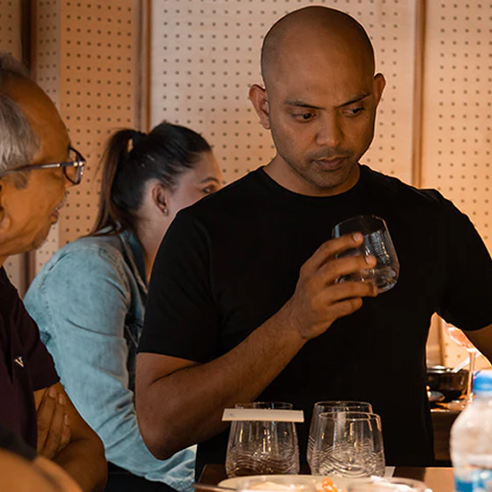 Blind whisky tasting