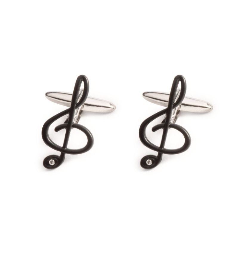 Noir Note Cufflinks
