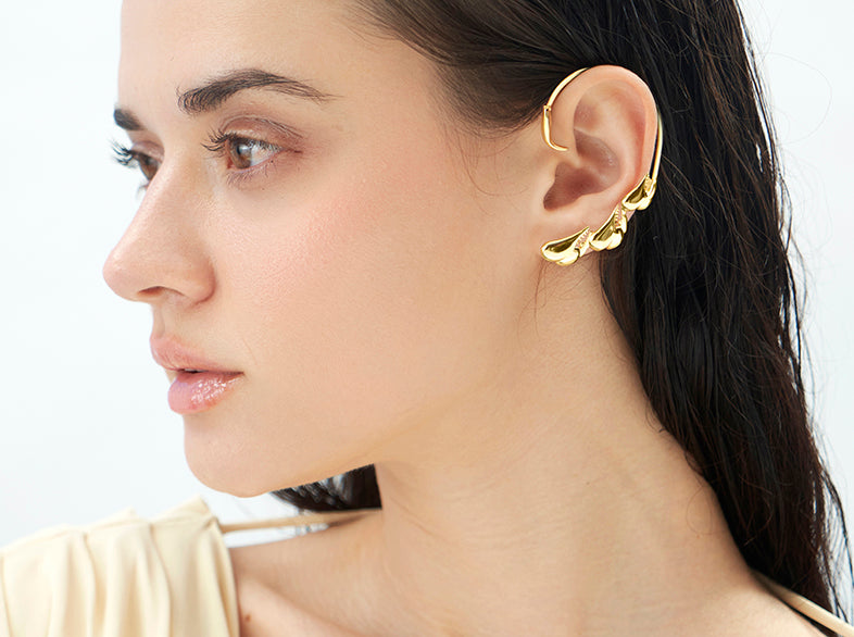 Ocean's Crown Ear Cuffs