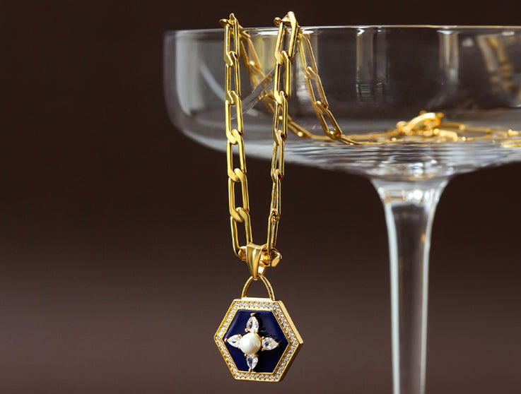 Sabine's Sigil Golden Necklace