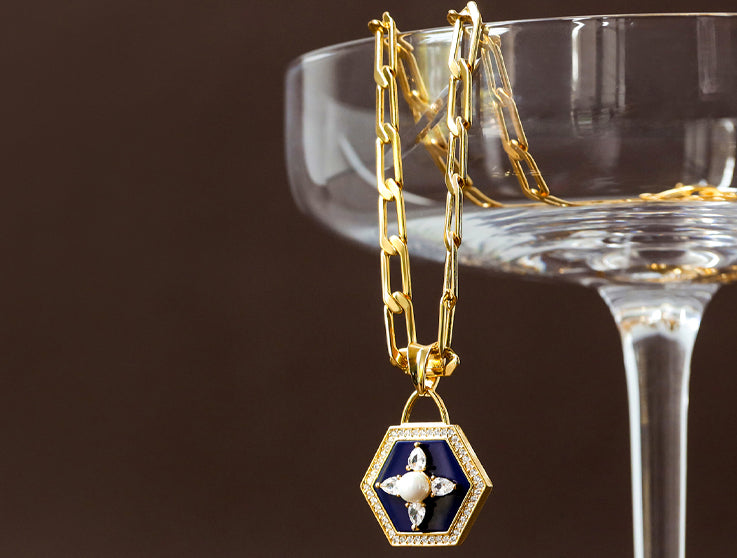 Sabine's Sigil Golden Necklace