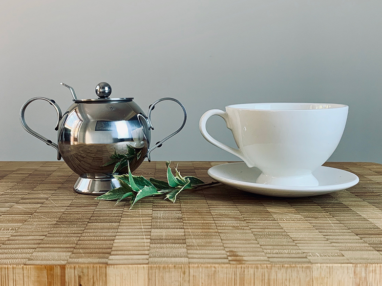Sphere Sugar Bowl With Spoon