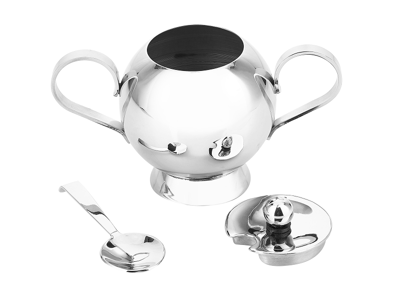 Sphere Sugar Bowl With Spoon