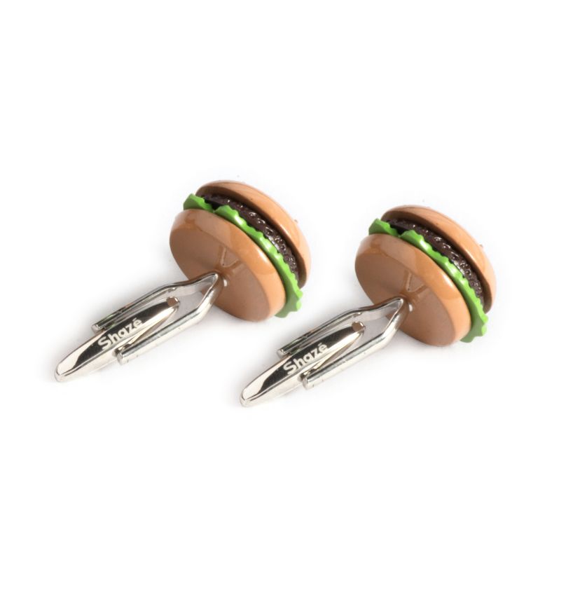 Stacked Burger Cufflinks