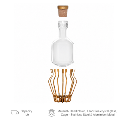 The Cage - Whiskey Decanter Set India
