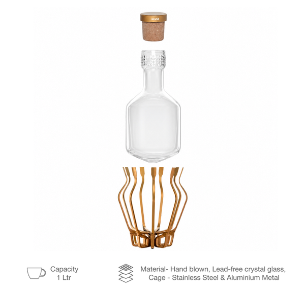 The Cage - Whiskey Decanter Set India