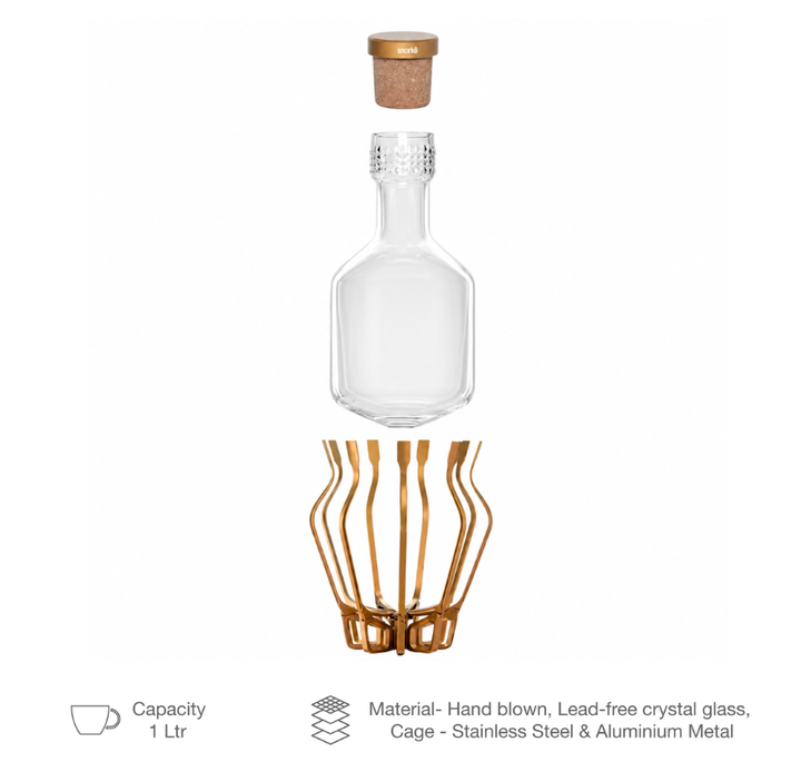 The Cage - Whiskey Decanter Set India