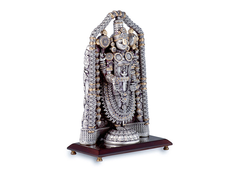 Tirupati Balaji- Silver Gold Charm